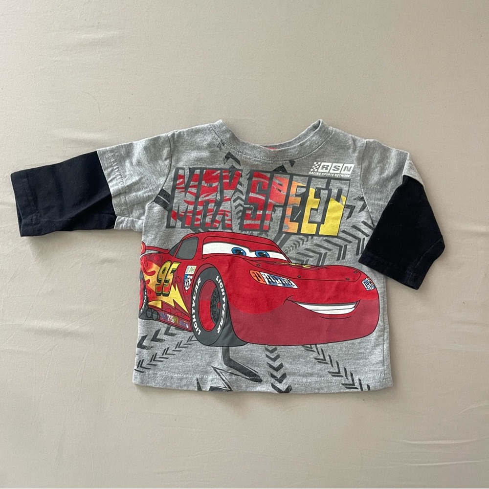 Y2K Disney Lightning McQueen Long Sleeve T-Shirt